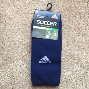 Adidas Soccer Socks, navy blue